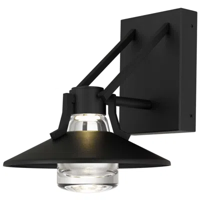 Alteck Radiant 9" High Sand Black Led Wall Sconce