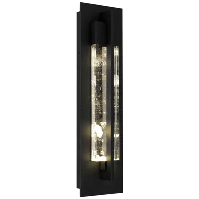 Alteck Rivera 20" High Sand Black Led Wall Sconce