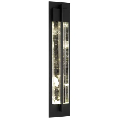 Alteck Rivera 32" High Sand Black Led Wall Sconce