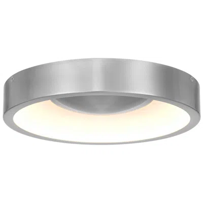 Alteck Stellar 11" Brushed Aluminum Led Flush Mount