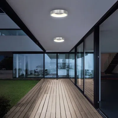 Alteck Stellar Flush Mount In Silver