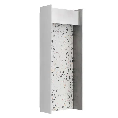 Alteck Terrazzo 14" High Brushed Aluminum Led Wall Sconce