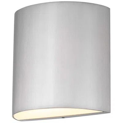 Alteck Veil 4 1/2" Wide Brushed Aluminum Led Wall Sconce