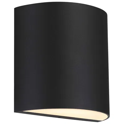 Alteck Veil 4 1/2" Wide Sand Black Led Wall Sconce