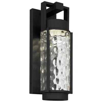 Alteck Winston 17" High Sand Black Led Wall Sconce
