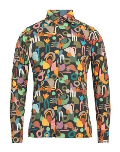 Altemflower Man Shirt Charcoal Size 17 Cotton In Grey