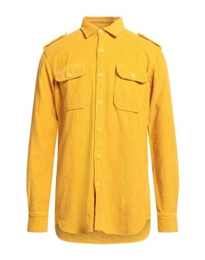 Altemflower Man Shirt Marigold Size Xl Cotton In Gold
