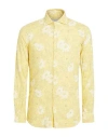 Altemflower Man Shirt Yellow Size 15 ½ Linen, Cotton