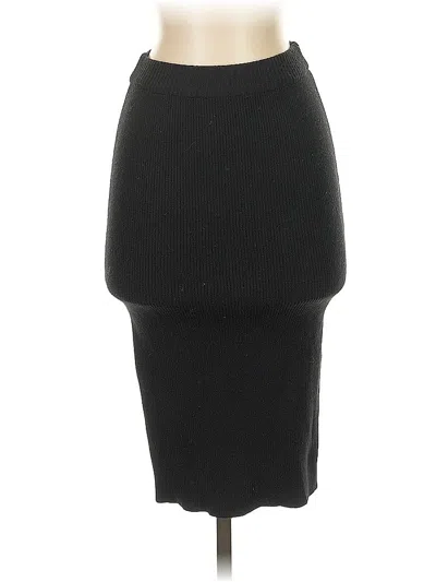Pre-owned Alter Brooklyn Formal Skirt In Black