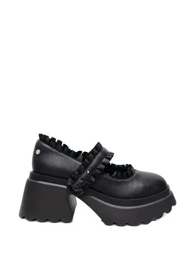 Altercore Nina Mary Jane Platform Pumps In Black