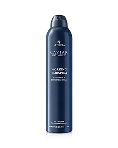 Alterna Caviar Anti-aging Working Hairspray 7.4 Oz. In White