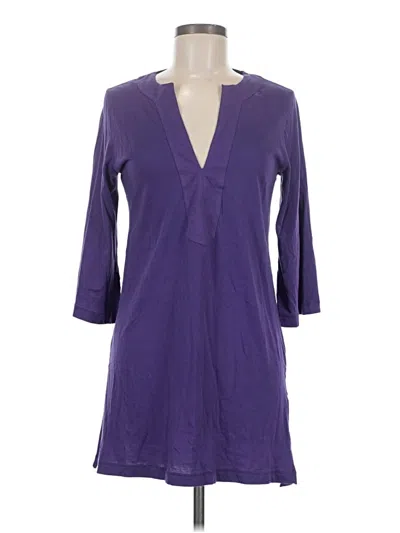 Pre-owned Alternative 3/4 Sleeve T-shirt In Purple