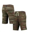 Alternative Apparel Men's Camo Florida Gators Victory Lounge Shorts In Brown