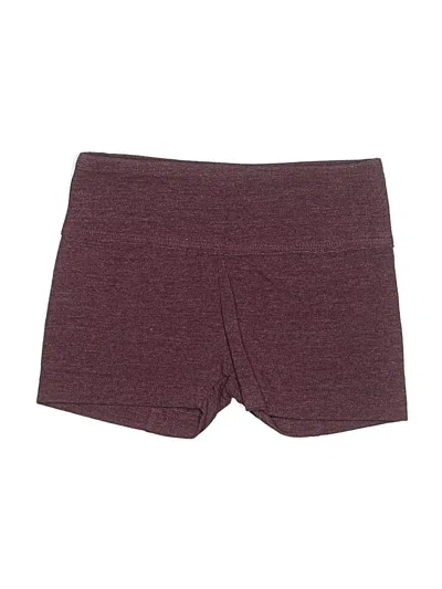 Pre-owned Alternative Apparel Shorts In Burgundy