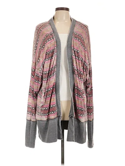 Pre-owned Alternative Cardigan Sweater In Gray