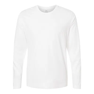 Alternative Cotton Jersey Long Sleeve Go-to Tee In White