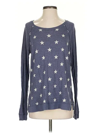 Pre-owned Alternative Earth Long Sleeve T-shirt In Blue
