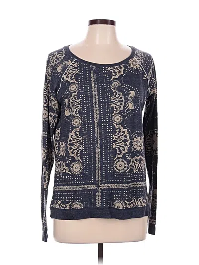 Pre-owned Alternative Earth Long Sleeve T-shirt In Blue