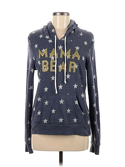 Pre-owned Alternative Earth Pullover Hoodie In Blue