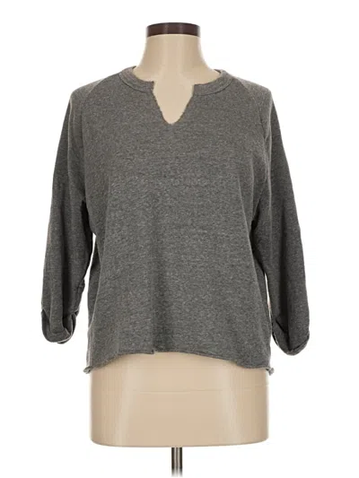 Pre-owned Alternative Earth Pullover Sweater In Gray