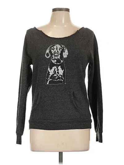Pre-owned Alternative Earth Pullover Sweater In Gray