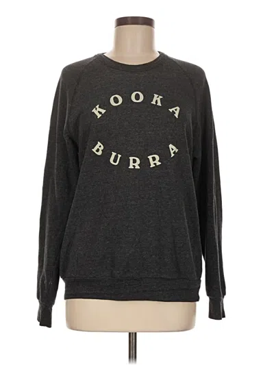 Pre-owned Alternative Earth Pullover Sweater In Gray
