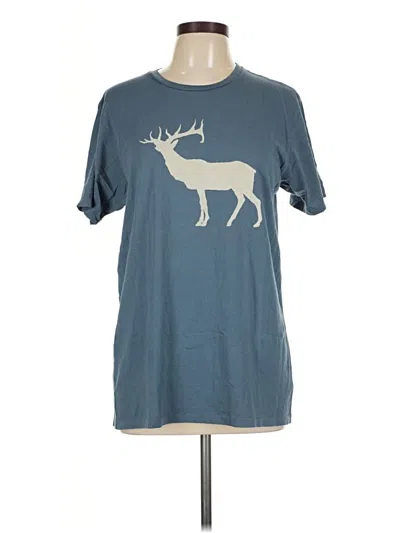 Pre-owned Alternative Earth Short Sleeve T-shirt In Blue