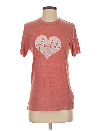 Pre-owned Alternative Earth Short Sleeve T-shirt In Red