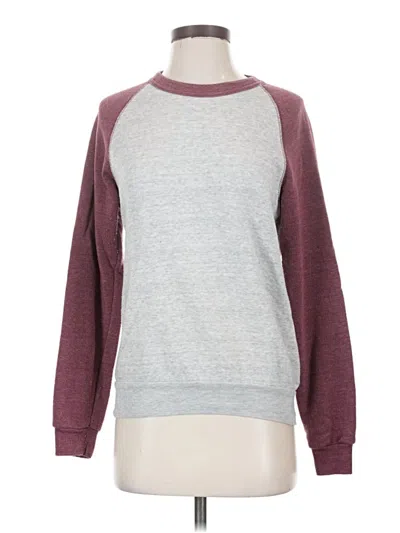 Pre-owned Alternative Earth Sweatshirt In Burgundy