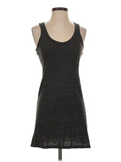 Pre-owned Alternative Earth Tank Top Gray Strapless Neckline Tops