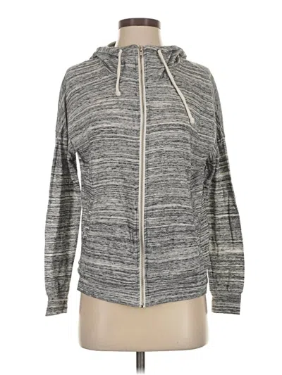 Pre-owned Alternative Earth Zip Up Hoodie In Gray