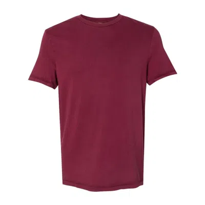 Alternative Heavy Wash Jersey Outsider Tee In Red