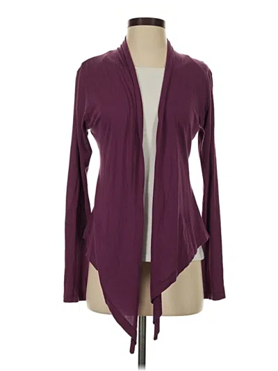 Pre-owned Alternative Kimono In Burgundy