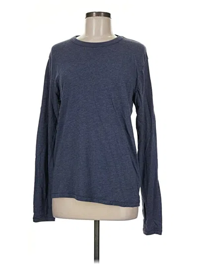 Pre-owned Alternative Long Sleeve T-shirt In Blue