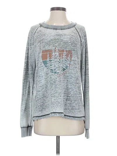 Pre-owned Alternative Long Sleeve T-shirt In Gray