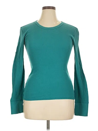 Pre-owned Alternative Long Sleeve T-shirt In Teal