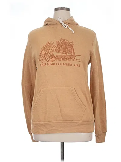 Pre-owned Alternative Pullover Hoodie In Tan
