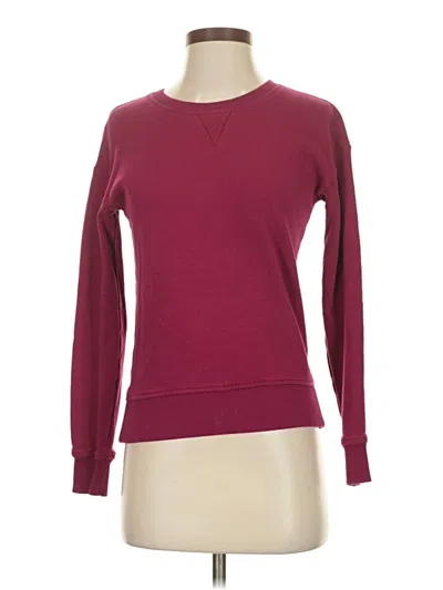 Pre-owned Alternative Pullover Sweater In Burgundy