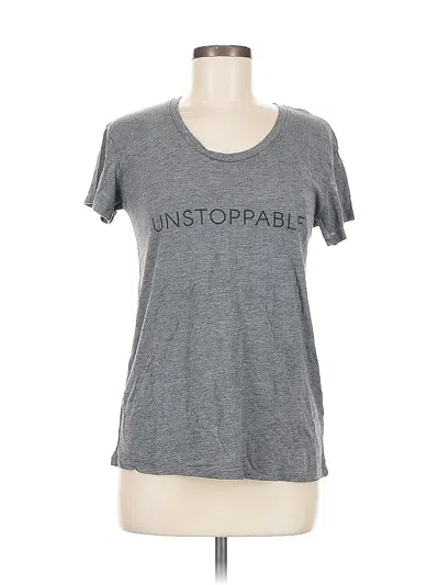 Pre-owned Alternative Short Sleeve T-shirt In Gray