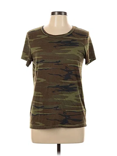 Pre-owned Alternative Short Sleeve T-shirt In Green