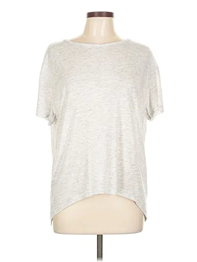 Pre-owned Alternative Short Sleeve Top Gray Crew Neck Tops