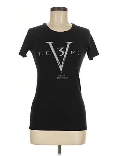 Pre-owned Alternative Short Sleeve T-shirt In Black