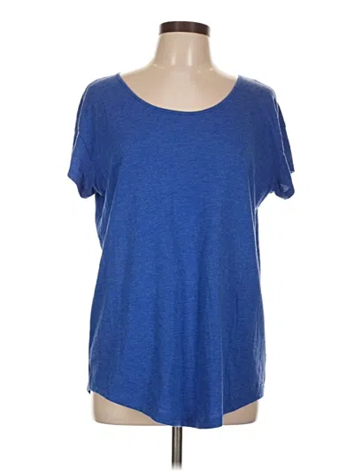Pre-owned Alternative Short Sleeve T-shirt In Blue