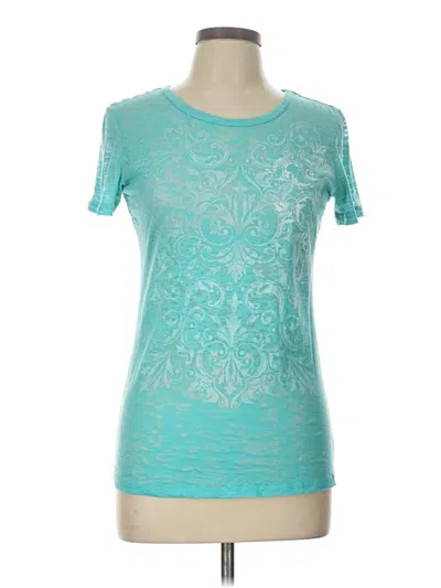 Pre-owned Alternative Short Sleeve T-shirt In Blue