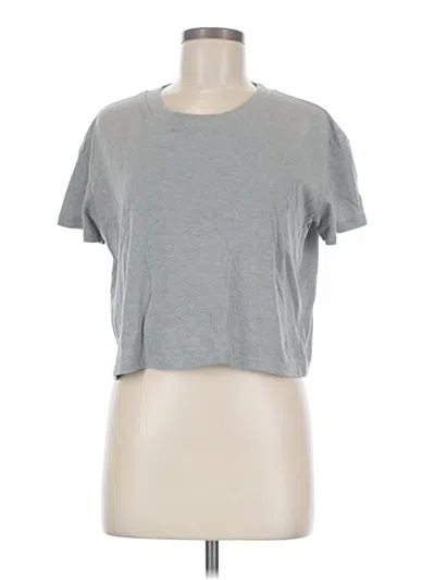 Pre-owned Alternative Short Sleeve T-shirt In Gray