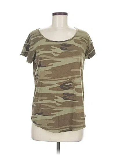 Pre-owned Alternative Short Sleeve T-shirt In Green