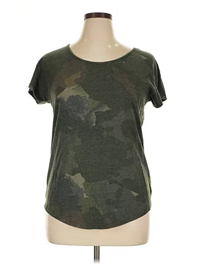 Pre-owned Alternative Short Sleeve T-shirt In Green