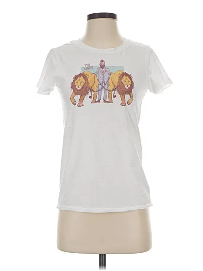 Pre-owned Alternative Short Sleeve T-shirt In White