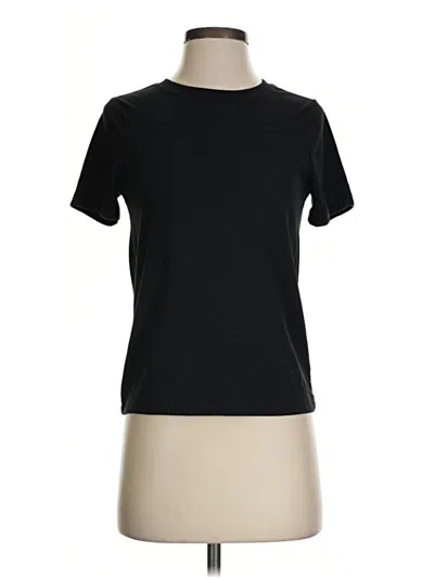 Pre-owned Alternative Short Sleeve Turtleneck In Black