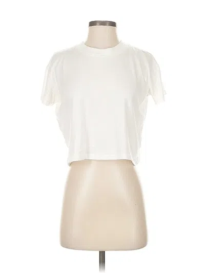Pre-owned Alternative Short Sleeve Turtleneck In White